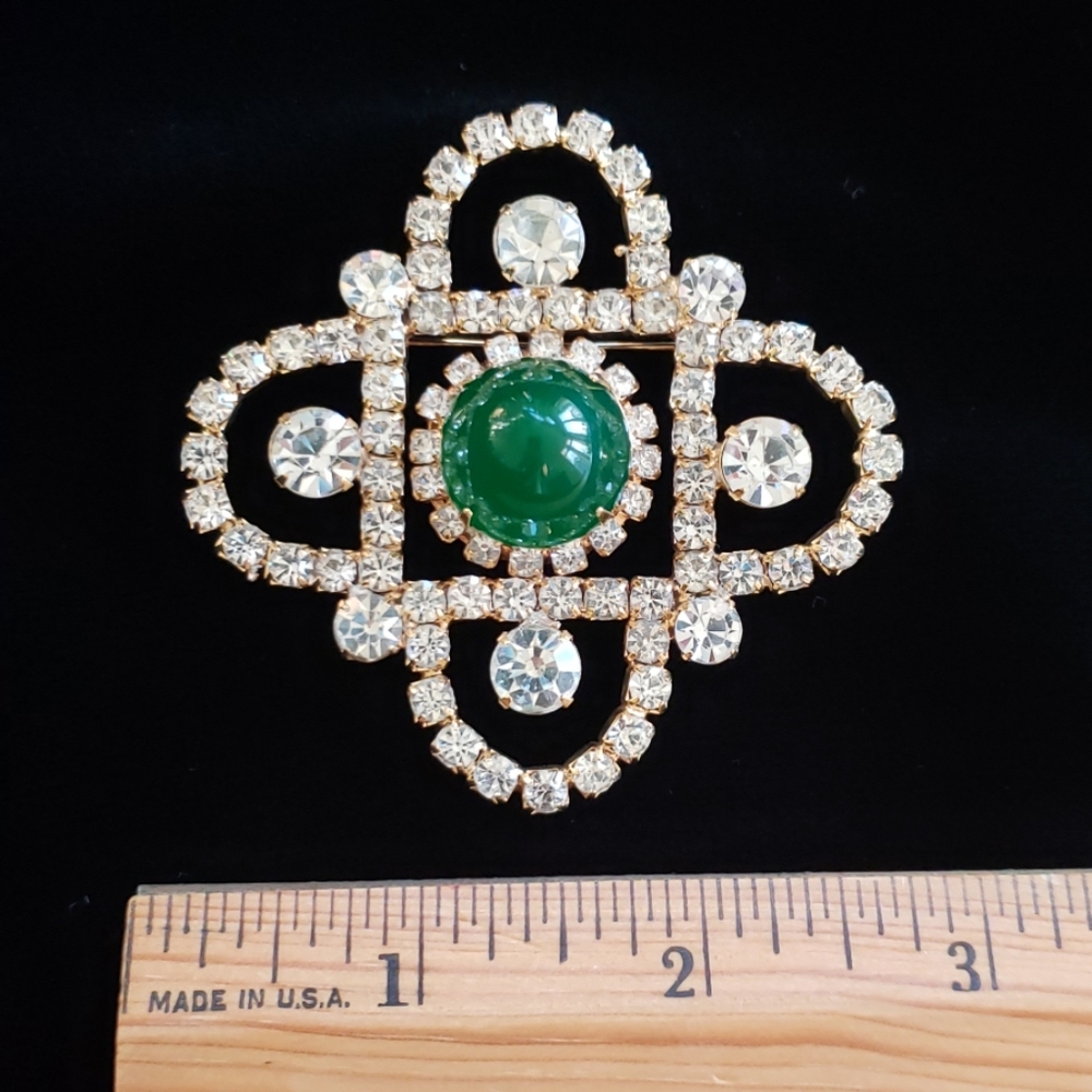 Stunning VTG rhinestone brooch - Picture 4 of 6